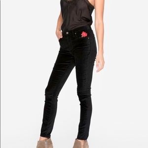 Johnny Was velvet skinnies 💐❤️